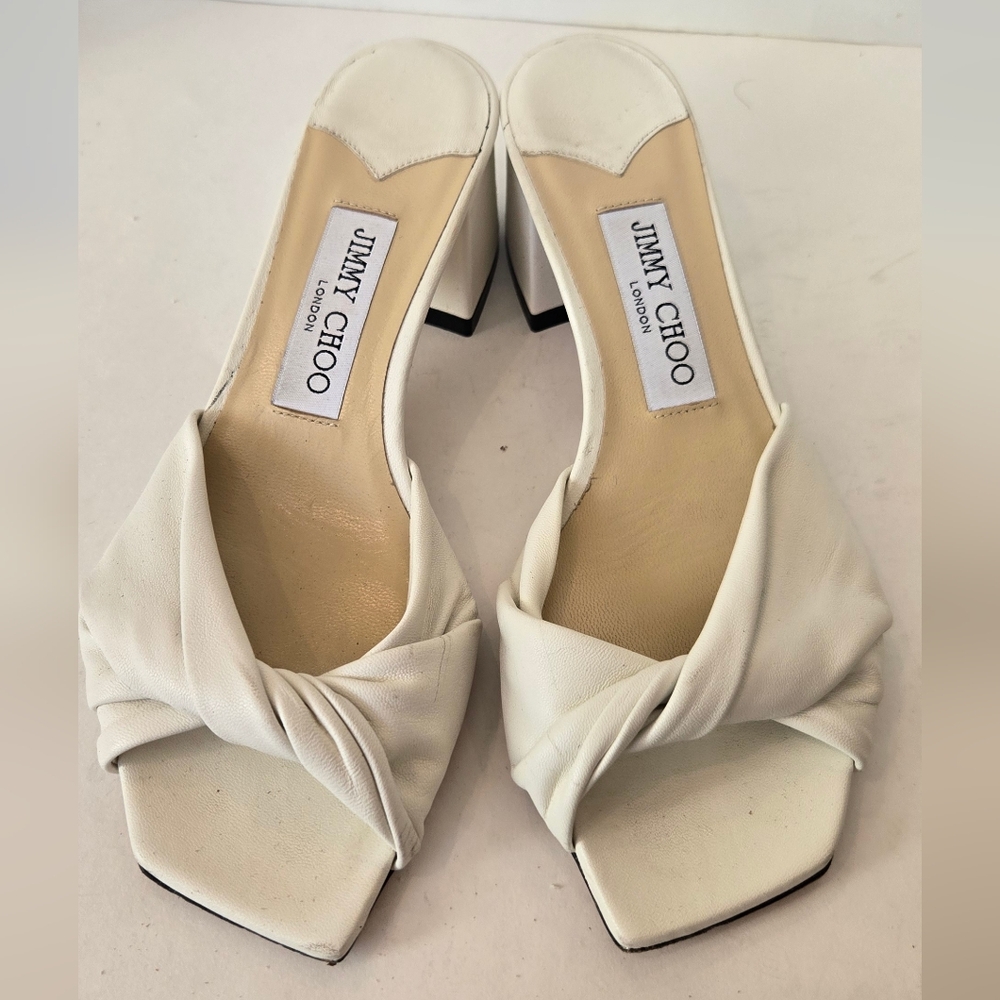 Jimmy Choo White Sandals